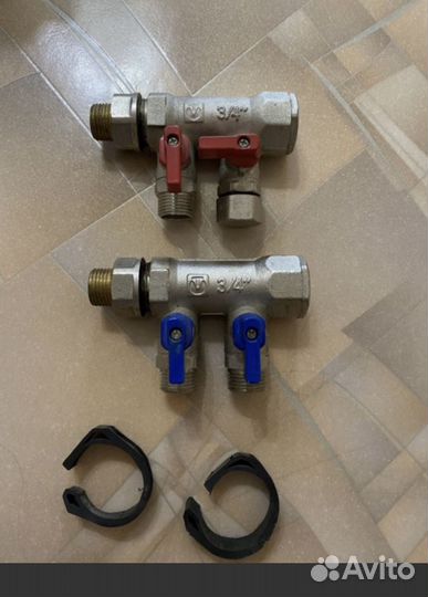 Коллектор Valtec на 2 выхода 2 штуки