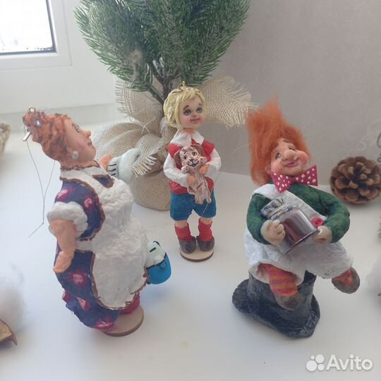 Ватные игрушки(малыш и карлосон)