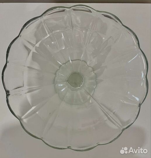 Ваза для фруктов на ножке СССР мальцов