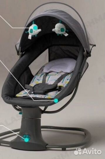 Детские электрокачели. Шезлонг