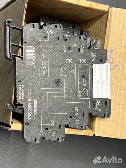 Weidmuller 1122820000 TRS 230VUC новый, 17 шт