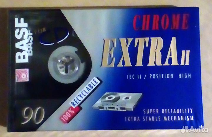 Аудиокассета basf crome extra II