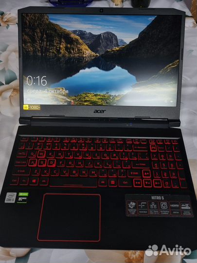 Ноутбук Acer nitro 5 gtx 1650ti