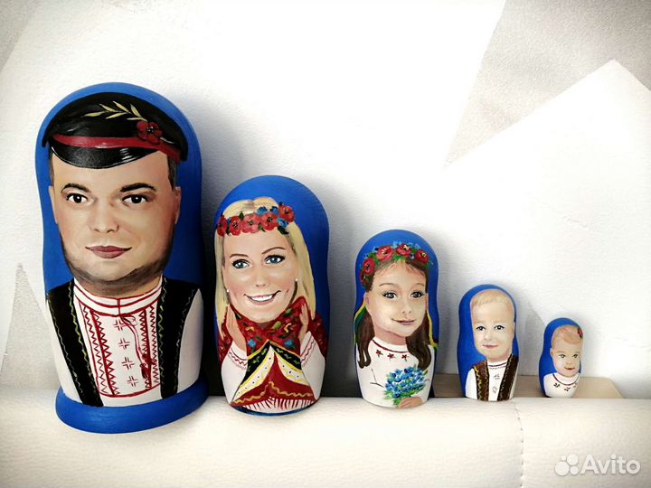 Портретные матрёшки