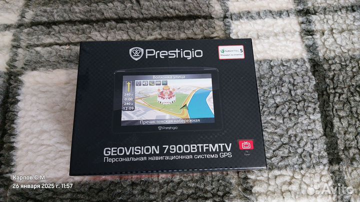 Навигатор Prestigio Geovision 7900btfmtv