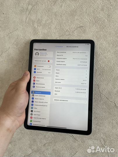 iPad Air 4 64gb 2020г 95% акб
