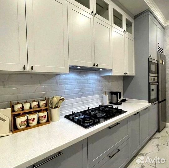 Прямая кухня.Кухонный гарнитур на заказ