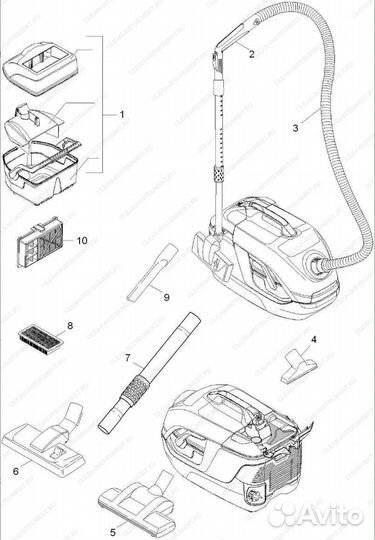 Щелевая насадка Karcher 5.195-196.0
