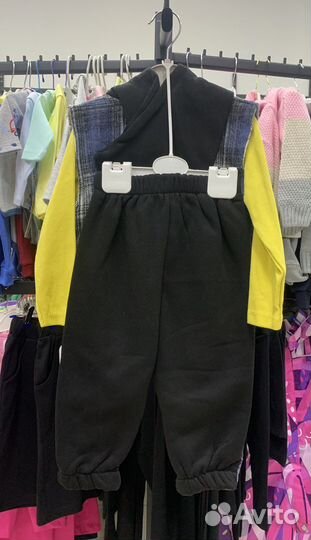 Новый детский костюм с жилетом