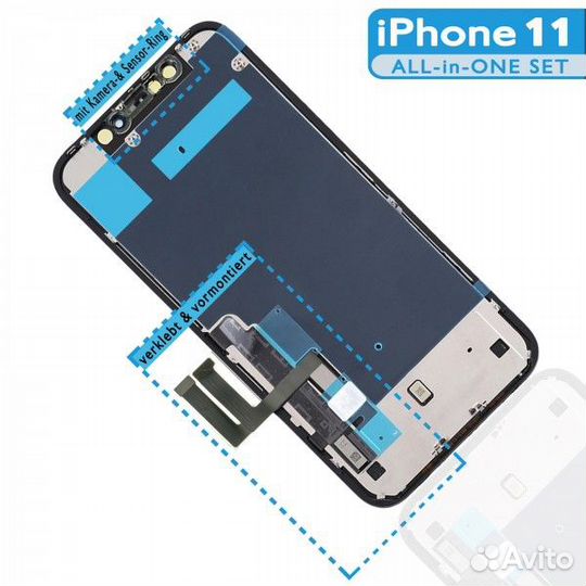 LCD iPhone 11 oled Display Retina HD Экран 3D