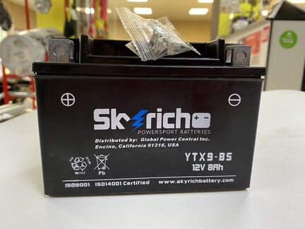 Аккумулятор skyrich YTX9-BS