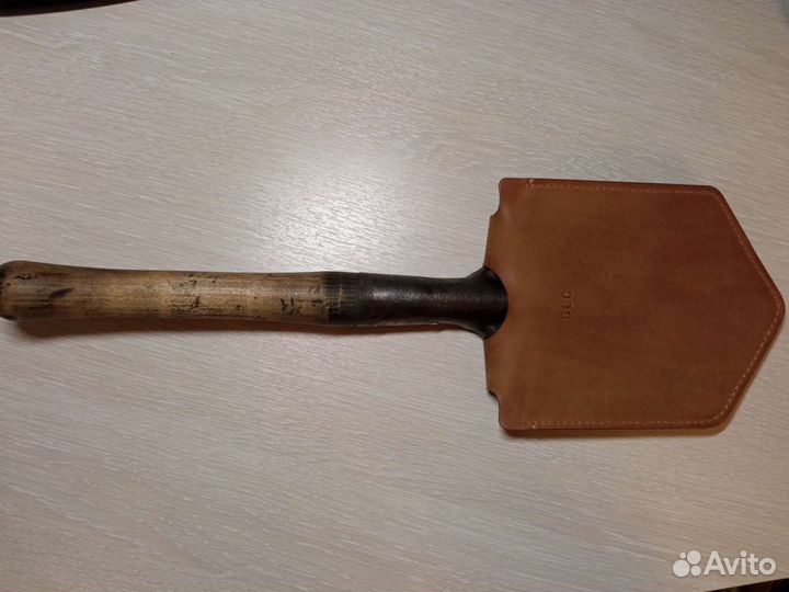 Чехол для сапёрной лопаты из натуральной кожи