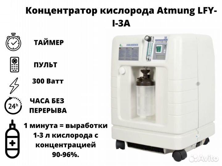Концентратор кислорода Atmung LFY-I-3A Новый