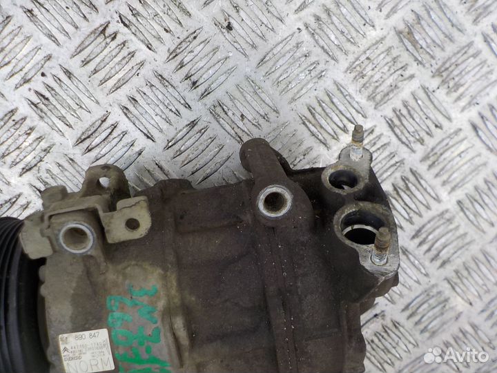 Компрессор кондиционера на Citroen C4