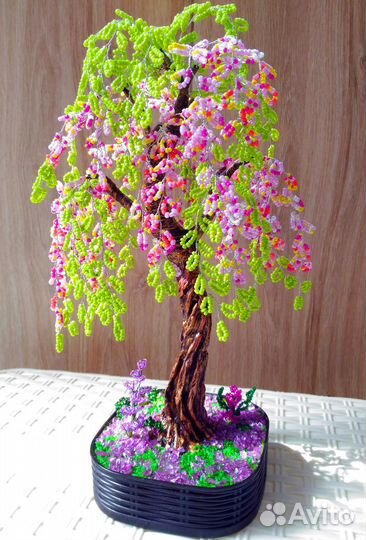 Дерево из бисера