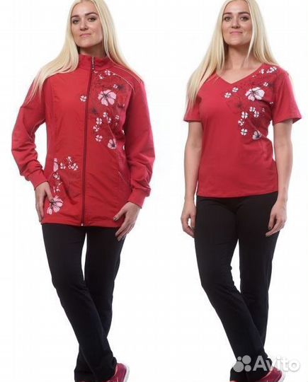 Спортивный костюм тройка большого размера