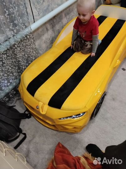 Детская кровать машина с подсветкой