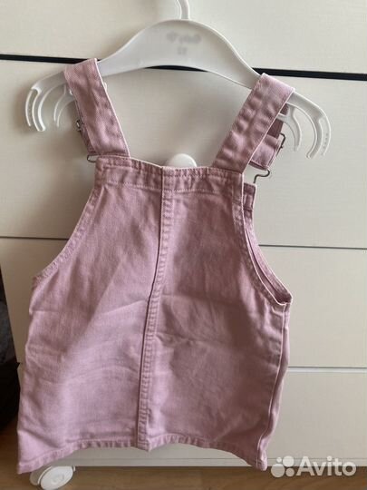 Джинсовый сарафан для девочки 86 92