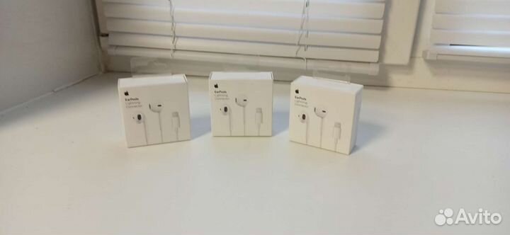 Наушники apple earpods lightning
