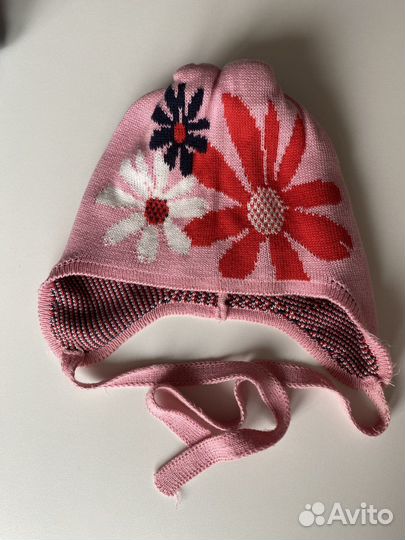 Шапка для девочки демисезонная 52 размер