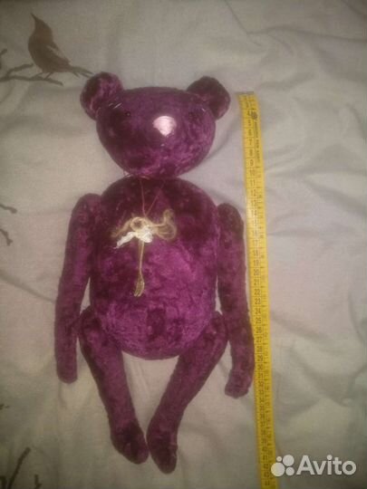 Мишка Тедди коллекционный ручной работы