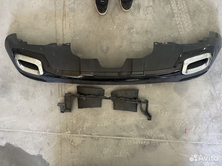 Диффузор на задний бампер Мерседес GLE 167