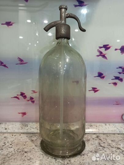 Сифон для газирования воды старинный