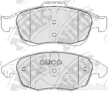 Колодки тормозные дисковые передние NiBK PN0471