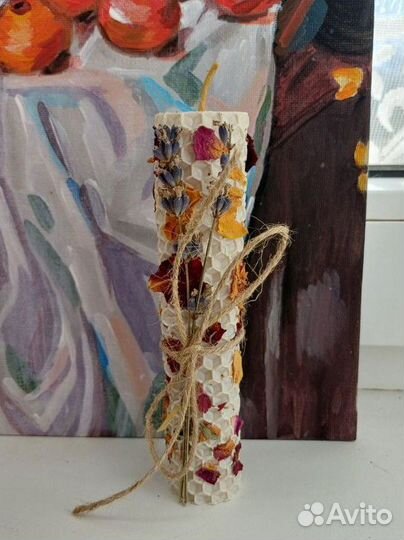 Свечи ручной работы из вощины