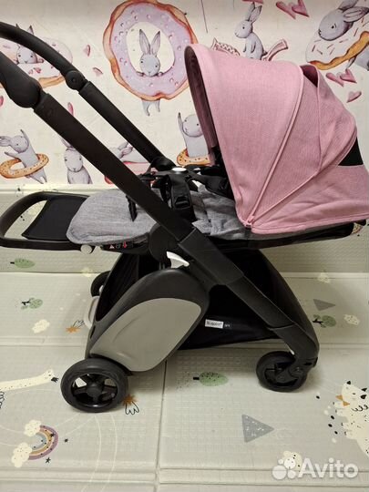 Bugaboo ant + подножка,черное шасси