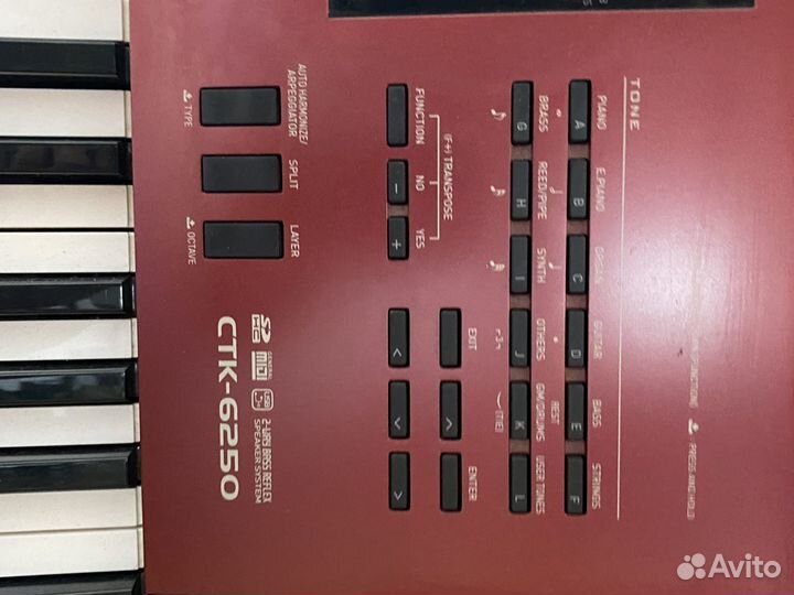 Синтезатор casio ctk 6250