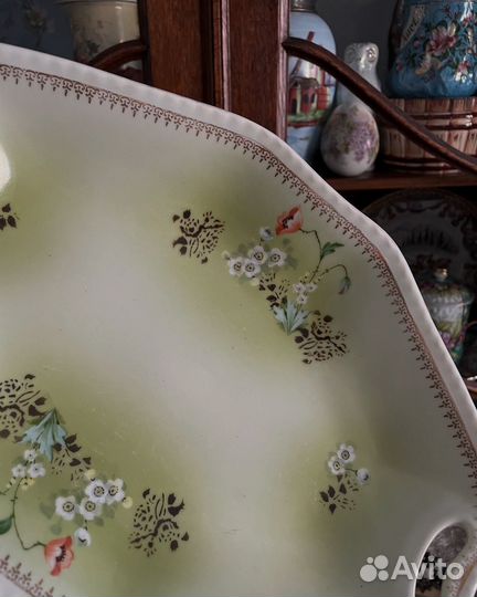 Старинное блюдо живопись