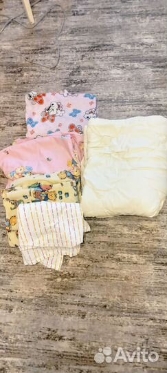 Одеяло детское, 2 комп. постельного белья, плед