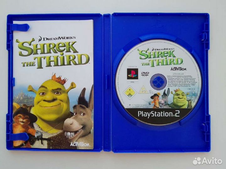PS2 Shrek the Third. Лицензия. Sony PlayStation 2