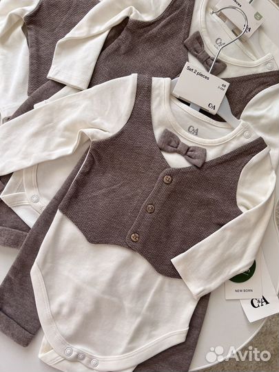 Нарядный костюм C&A 68 на малыша классический