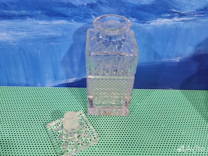 Графины штофы стеклянные