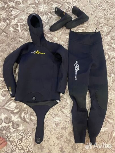 Гидрокостюм (Полный комплект для подводной охоты)