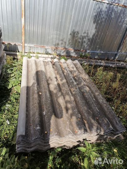 Шифер волновой бу