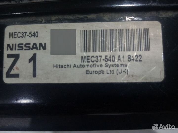 Блок управления двигателем Nissan Note 1