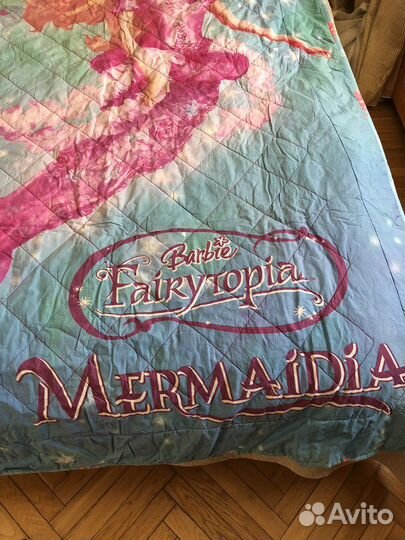 Покрывало и пенал Барби русалочка Barbie