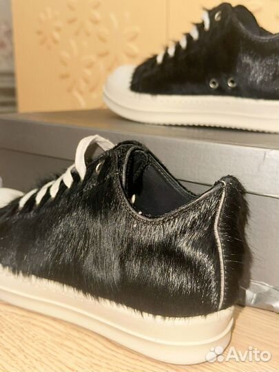 Rick owens pony hair low