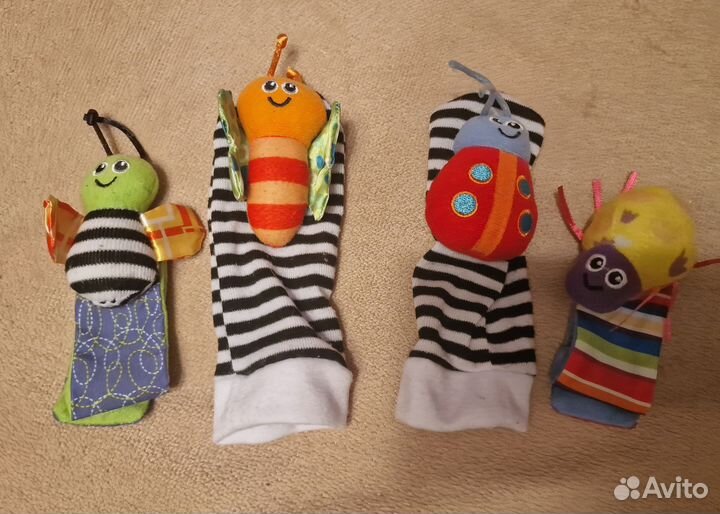 Набор игрушки погремушки грызунки 22шт