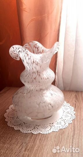 Ваза цветное стекло СССР