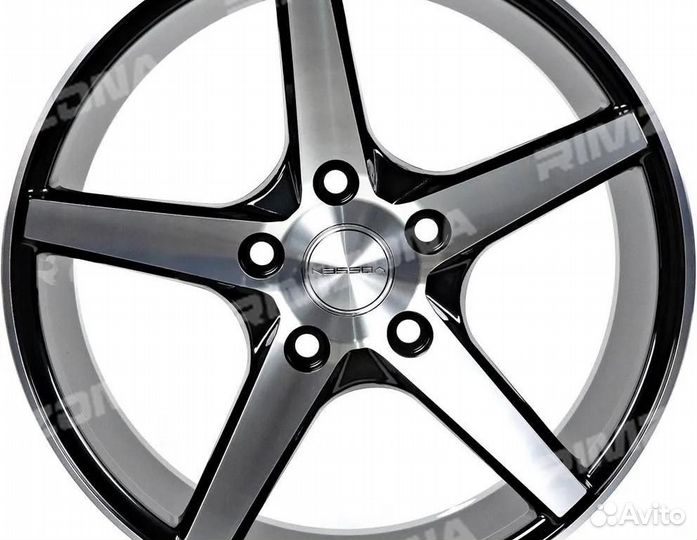 Литой диск в стиле vossen R17 5x100