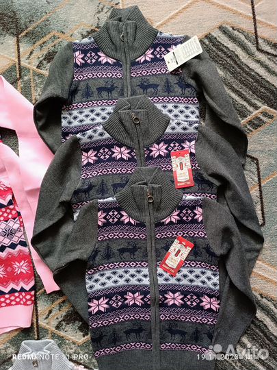 Кофты на молнии 104-110