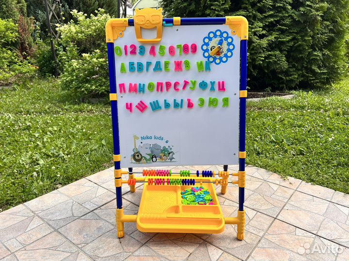 Мольберт детский двухсторонний nika kids