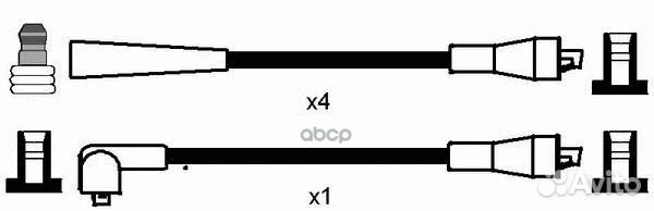 Комплект в/в проводов RC-FD825 8569 NGK