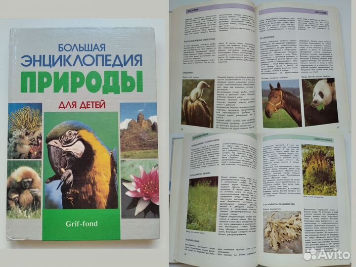 Учебники по биологии, книги о природе и животных