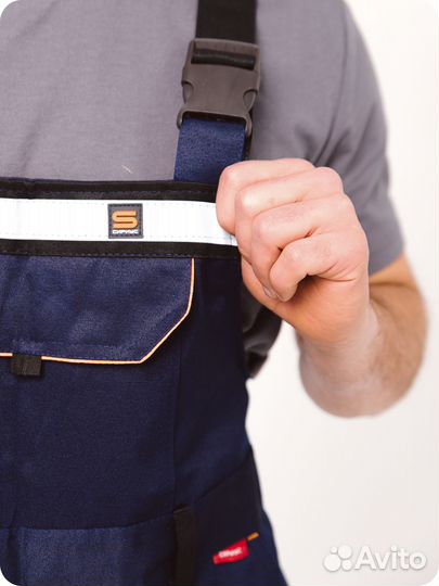 Спецодежда мужская костюм Практик синий