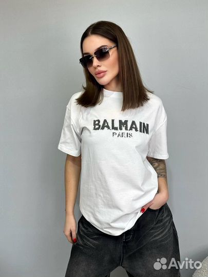 Balmain футболка шикарная (топ 2024)